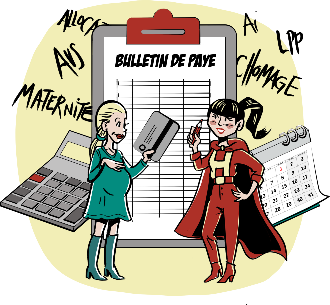 Gestion des salaires et charges sociales en Suisse avec établissement des fiches de paie et obligations RH