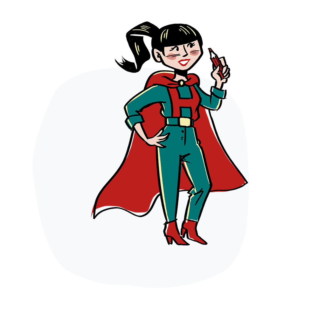 Illustration d’experte fiduciaire genevoise représentant l’accompagnement en comptabilité et fiscalité